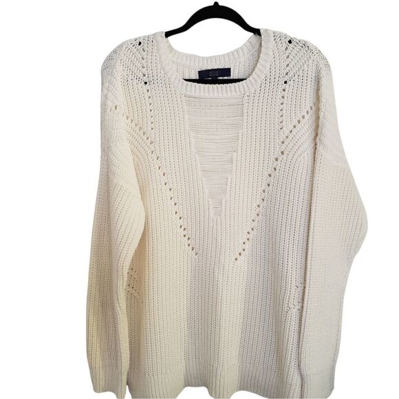 Rachel Rachel Roy Cable Knit Cut-Out Sweater - Picture 2 of 8